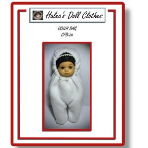 PDF Pattern #CFB-26 Dolly Bag Caring For Baby 8 Inch