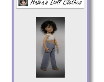 Patrón PDF n.° 0035-LD-13-Pantalones: coser pantalones a medida para Little Darling 13