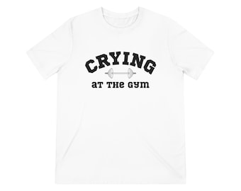 Crying at the Gym Shirt, T-Swift Shirt, Tortured Poets Shirt, Gift for Swiftie, Gift for Gym Buddy, Gym Shirt, Workout Shirt, Lifting Shirt
