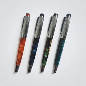 Penna a sfera in metallo, penna fatta a mano, regalo di laurea per insegnante, eleganza per lo scrittore esigente