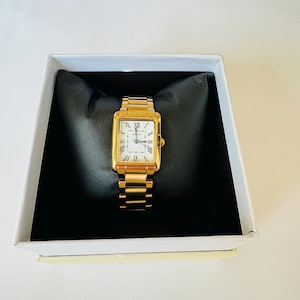 women watch tank watch glod watch vintage style watch gift for her