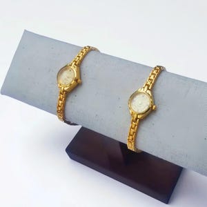 Women Watch Gold watch vintage style watch Gold Jewelry Watch cocktail watch Bracelet Watch chic watch Gift with watch box & pin remover