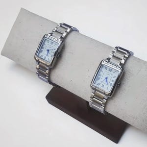 Silver Tank Watch for Women – Classic Minimalist Style, Elegant Gift with Box, Gift Wrap & Pin Remover Included- Fit thick wrists as well