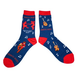 Country Music Cotton Socks / Gift For Her /Gift For Him / For Music Lovers Or Musicians