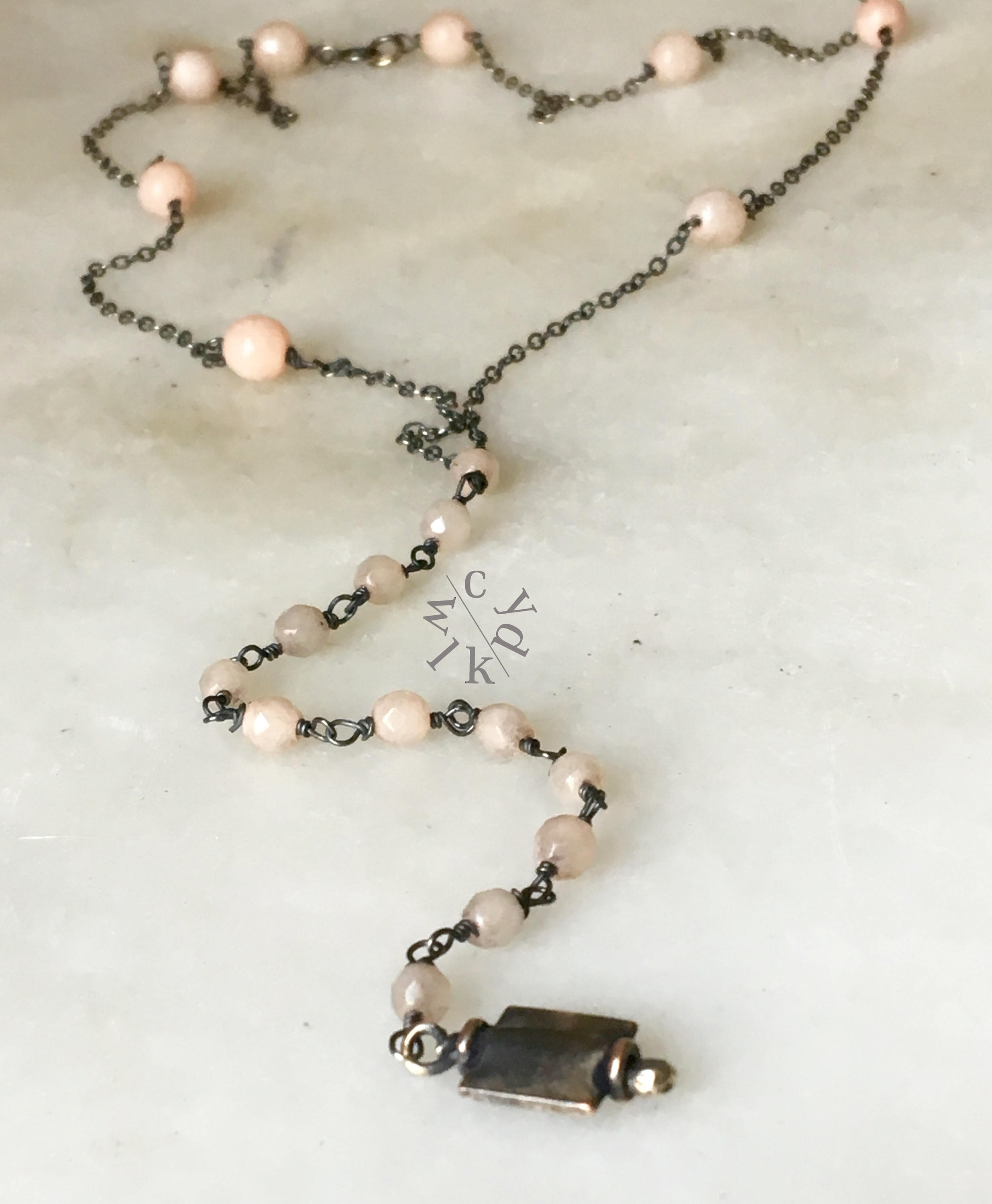 Lariat Necklace Silver Lariat Necklace Jade Lariat Necklace Etsy UK