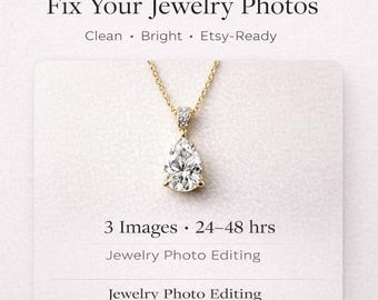 Servicio de edición de fotos de joyería / Imágenes de productos limpias, brillantes y profesionales (3 fotos)