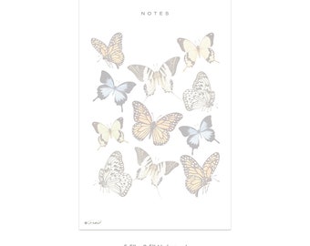 Butterfly Collection Notepad | Notepad 50 Sheets