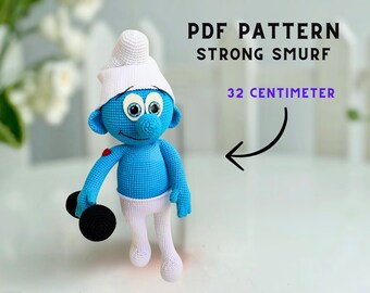 Amigurumi Smurf Patterns: DIY Crochet Recipe Book for Adorable Smurfs - Perfect for All Skill Levels.