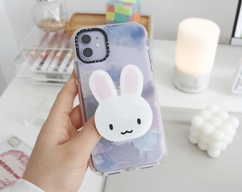 bunny rabbit phone ereader grip tok charm stand mount