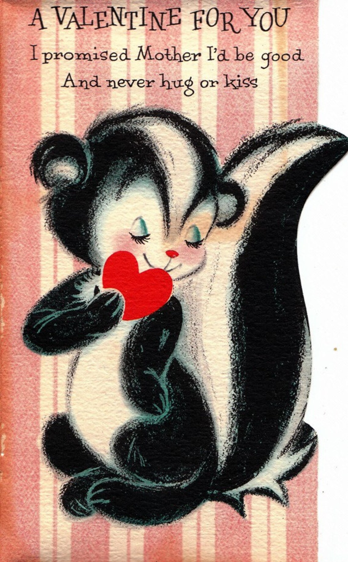 Vintage 1950s A Valentine For You Greetings Card B19 | Etsy