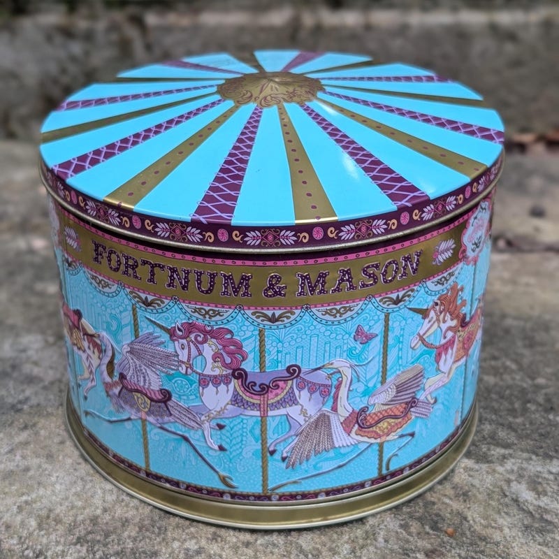 Musical Cookie Tin Box - Etsy UK