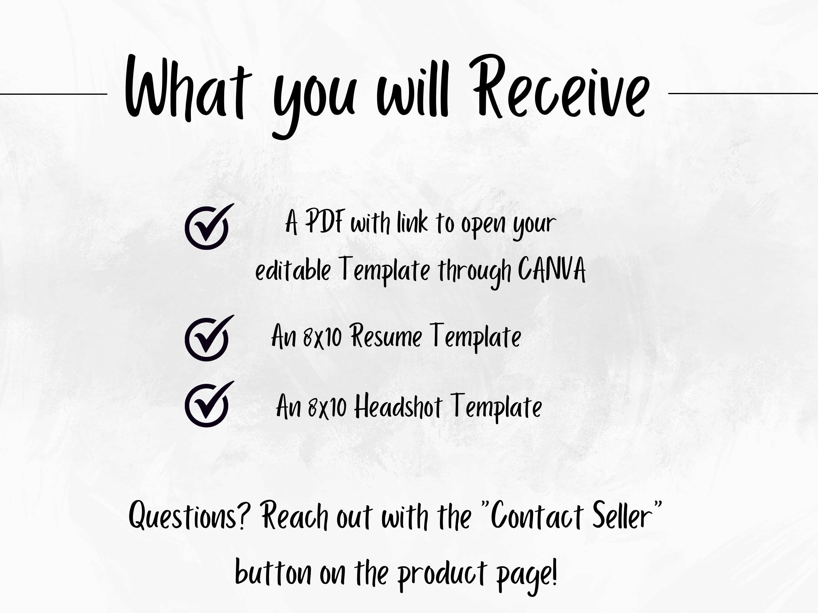 Actors Resume Template Auditions Editable in Canva CV Professional