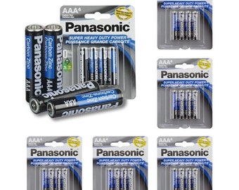 Panasonic AAA Super Heavy Duty Battery - 6 pks X 4 = 24 Batteries Expires 8/26