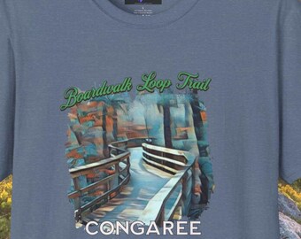 Congaree National Park Shirt, Boardwalk Loop Trail Outdoor Adventure Tee, Nature Lover Gift, Family Vacation Shirt, Hiking