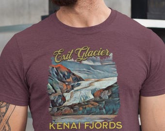 Kenai Fjords National Park Shirt, Exit Glacier Outdoor Adventure Tee, Nature Lover Gift, Family Vacation Shirt, Hiking