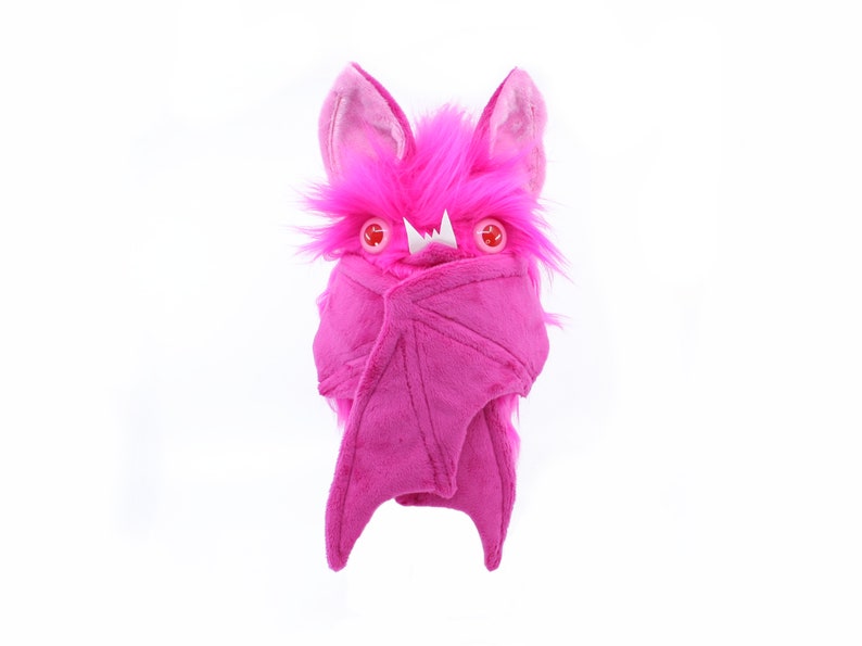The Bat plush in pink image 7