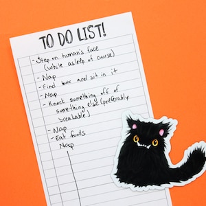 The Cat Vinyl Magnet