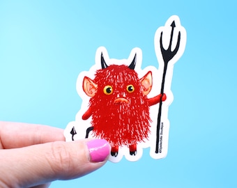 Lil Devil demon heck Vinyl sticker