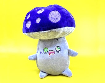 Purple Doom Shroom Zombie Mushroom Plush