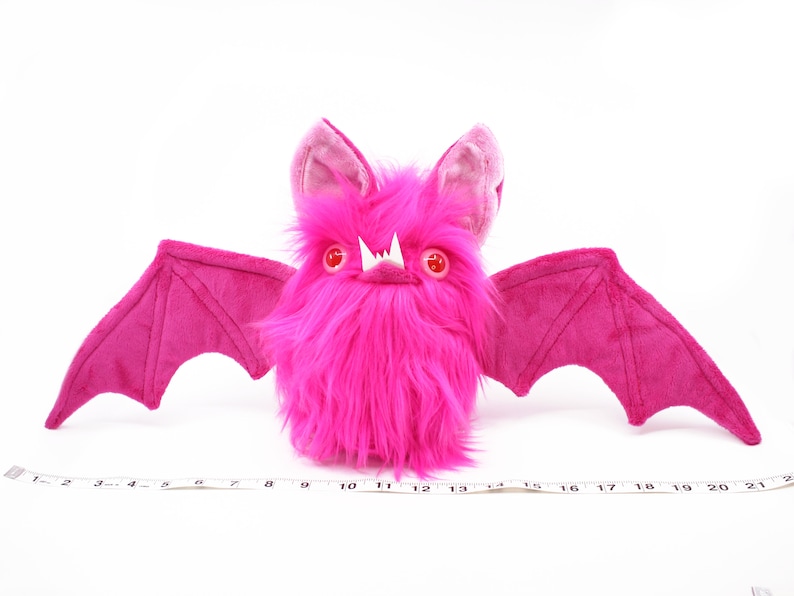 The Bat plush in pink image 6