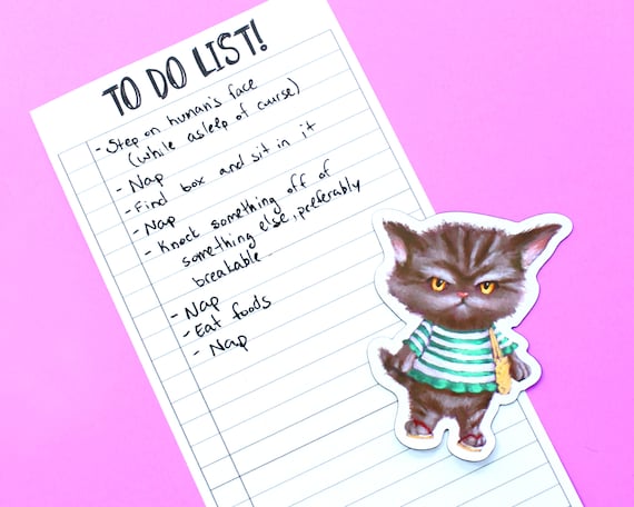 Sassy Kitten Vinyl Magnet