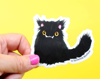 The Cat black kitty Vinyl sticker