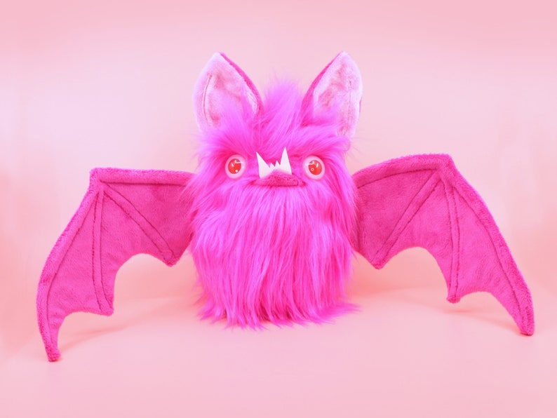 The Bat plush in pink image 2
