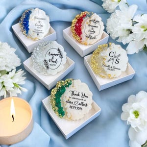 SEALED Wedding Favor, Wedding Favor for Guests, Bridal Shower Gifts, Thank You Favor, Favor for Adults, Bulk Gift, Custom Resin Magnet Favor