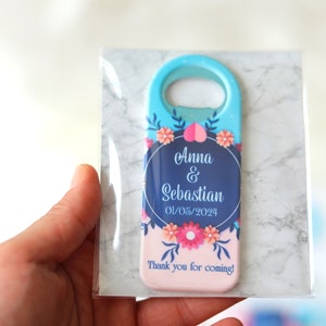Magnetic Bottle Opener,Save The Date, Custom Cap Opener,Wedding Gift