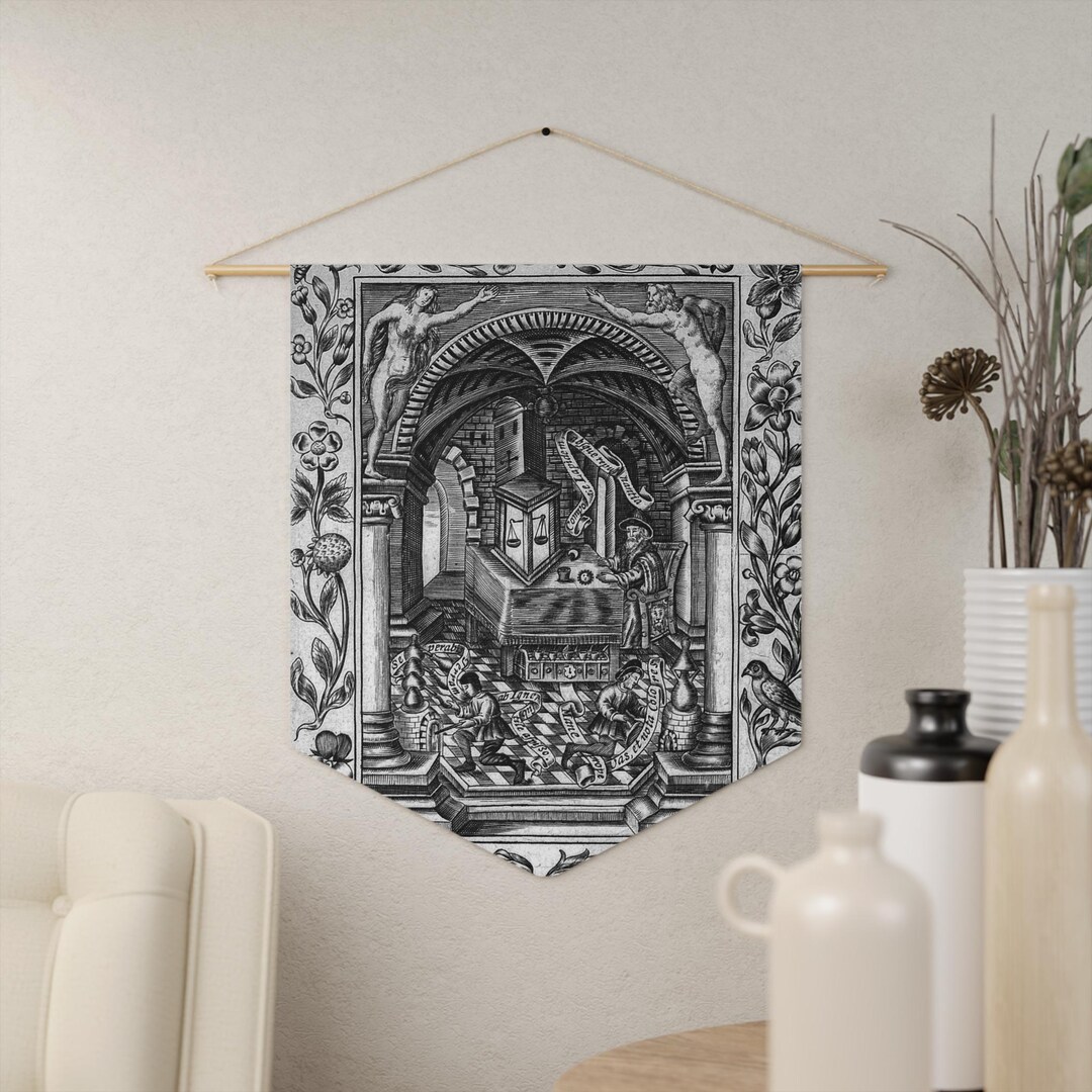 The True Alchemical Laboratory Medieval Alchemy Pennant Banner - Etsy