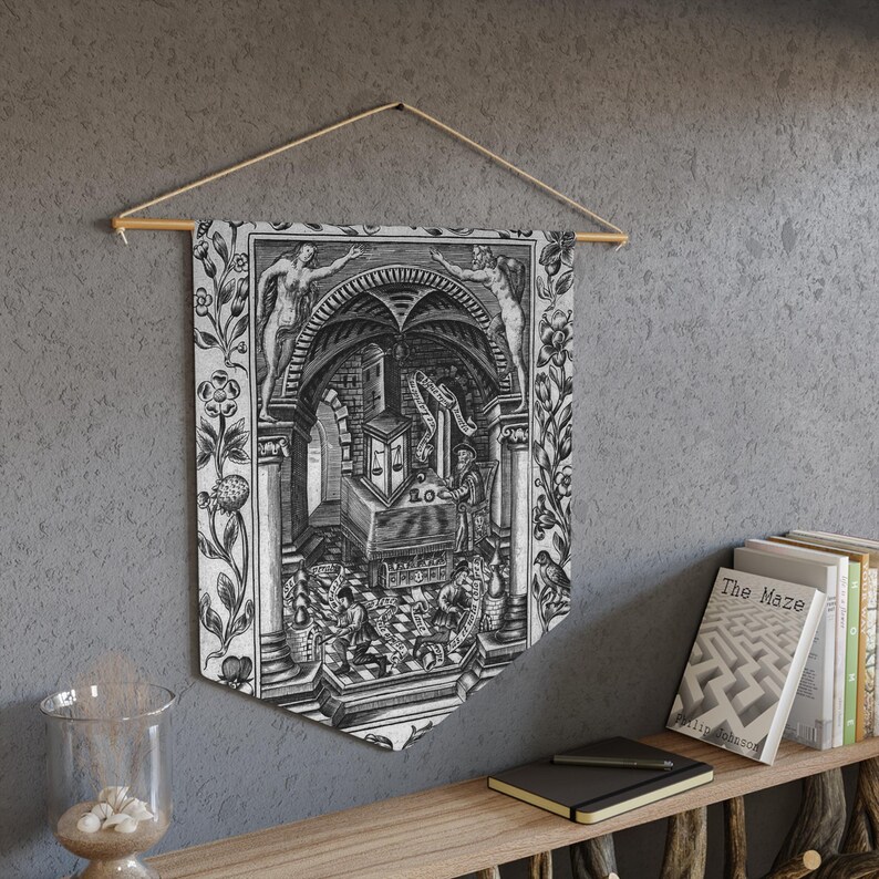 The True Alchemical Laboratory Medieval Alchemy Pennant Banner - Etsy
