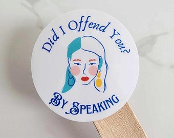 Feminist Voice Sticker: Empowerment Equality Decal