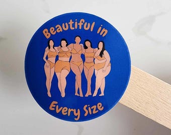 Body Positivity Vinyl Sticker: Self-Love Laptop Decal