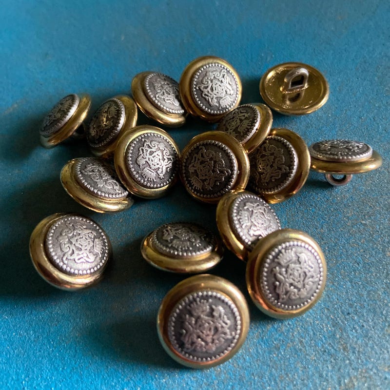 Embossed Buttons - Etsy