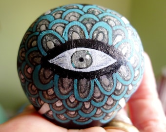 Eye of the Magnetic Storm -- Illustrated stone stormcloud super strong magnet monster