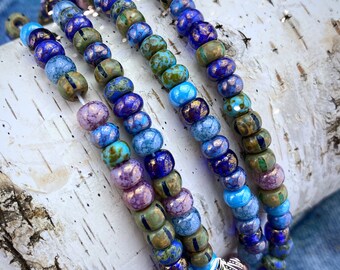 2 - Spring Skies Bead Strand - DIY Jewelry