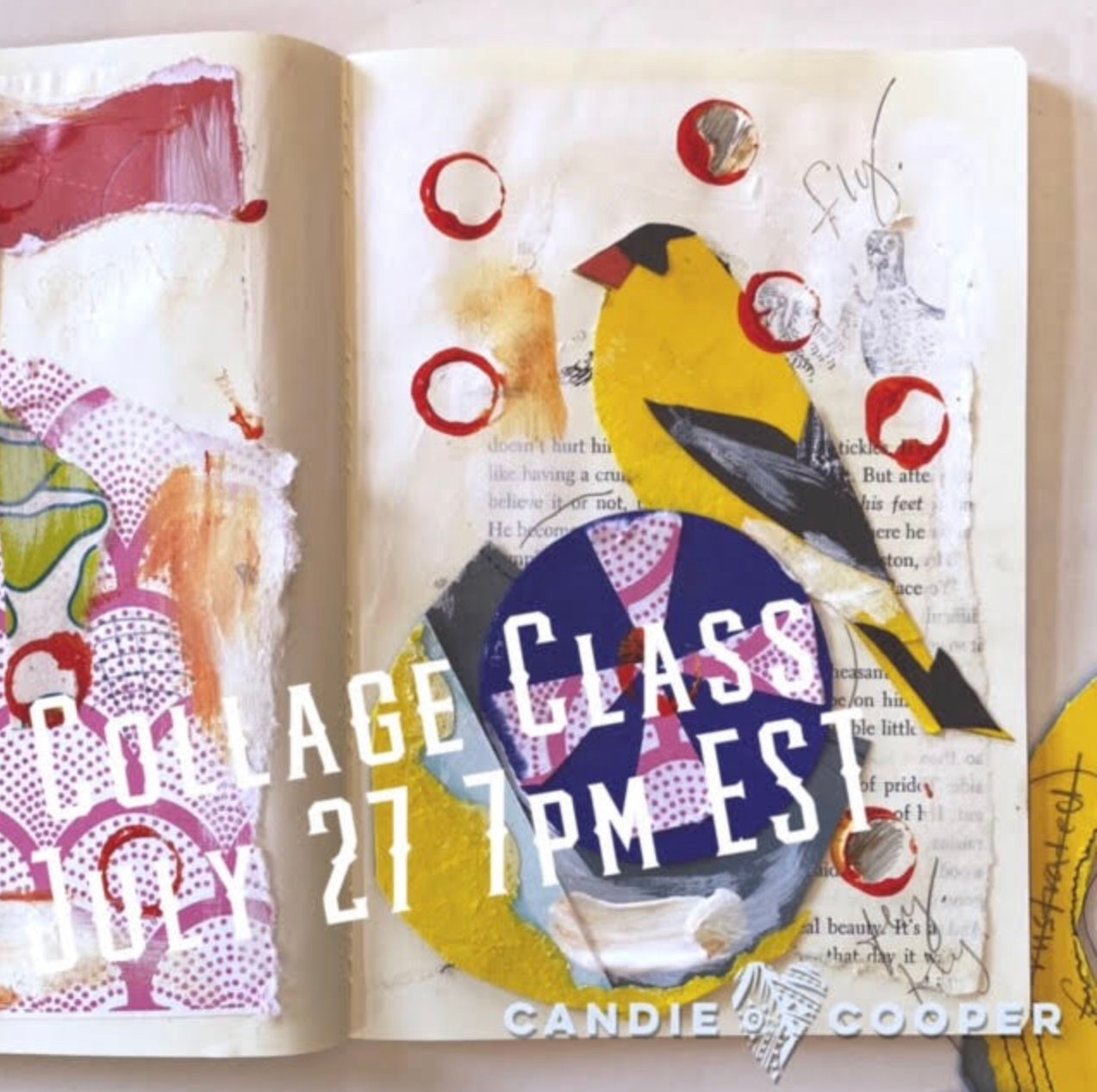 July 27th 7pm Collage Zoom Class