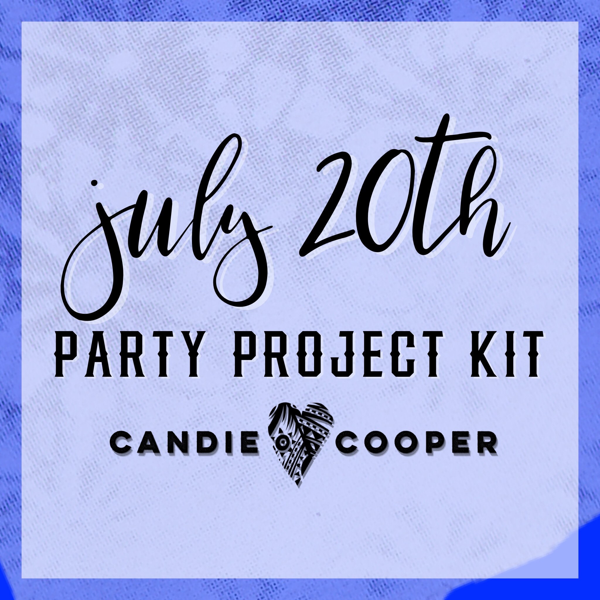 Blue July 20th Project Party Kit-DIY Jewelry