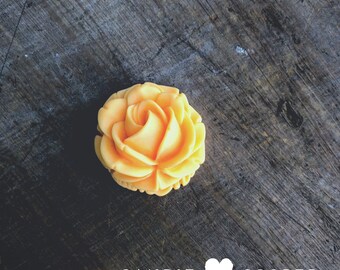 Orange Sorbet Acrylic Flower - DIY Jewelry