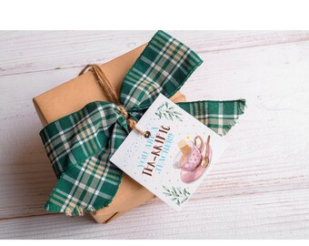 Printable Gift Tags for Teachers Appreciation Week, Printable PDF Instant Download  "Thank you for being a Tea-rrific teacher"