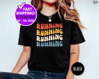 Maglietta da corsa per corridore Regalo per amante della corsa Regalo per amico della maratona Maglietta da allenamento Maglietta da corsa divertente per donna Maglietta fitness Amico della palestra
