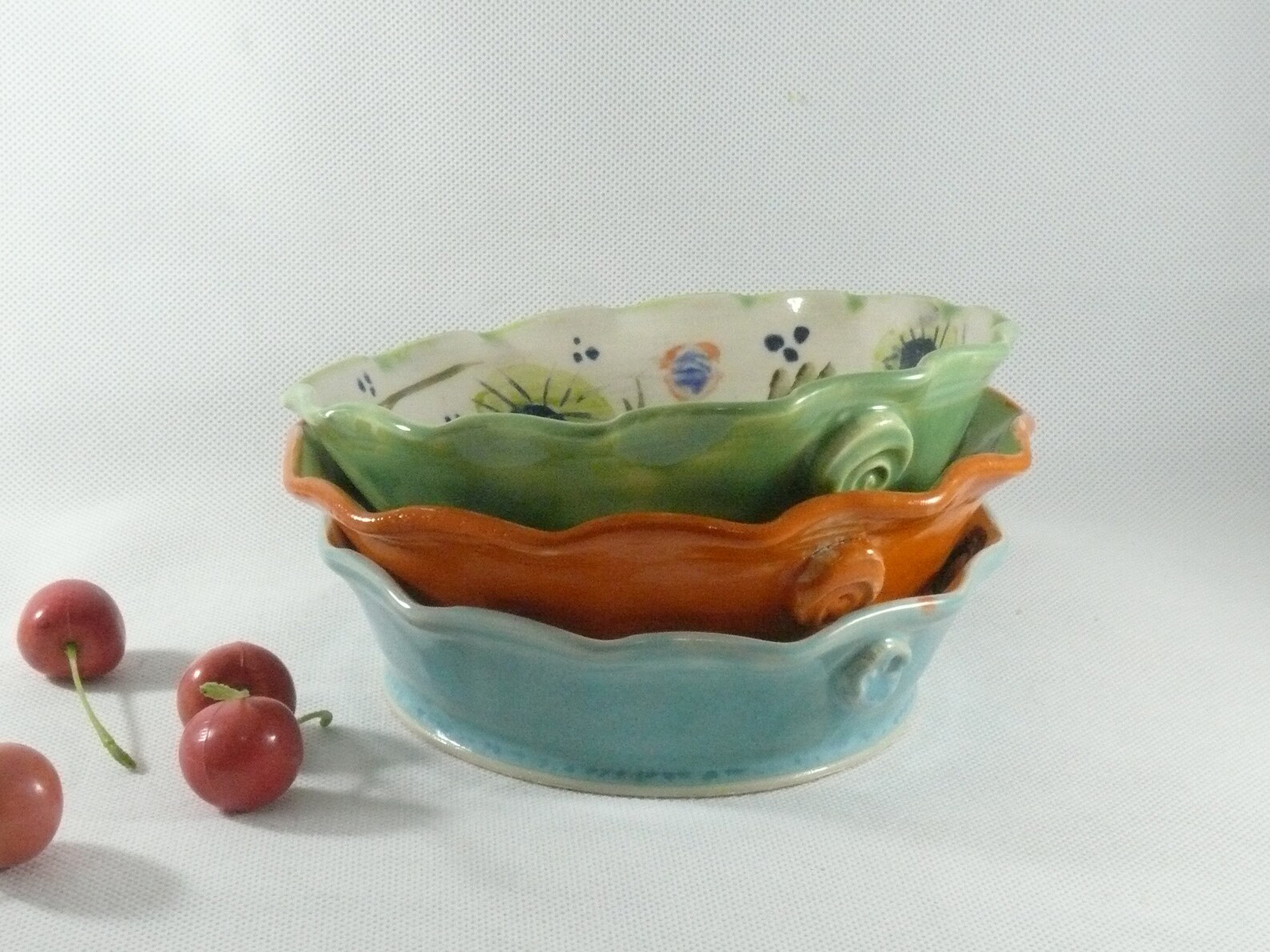 Quiche Baking Dish with Bluebird. Bird Ceramic Cake Pan. Pie Etsy