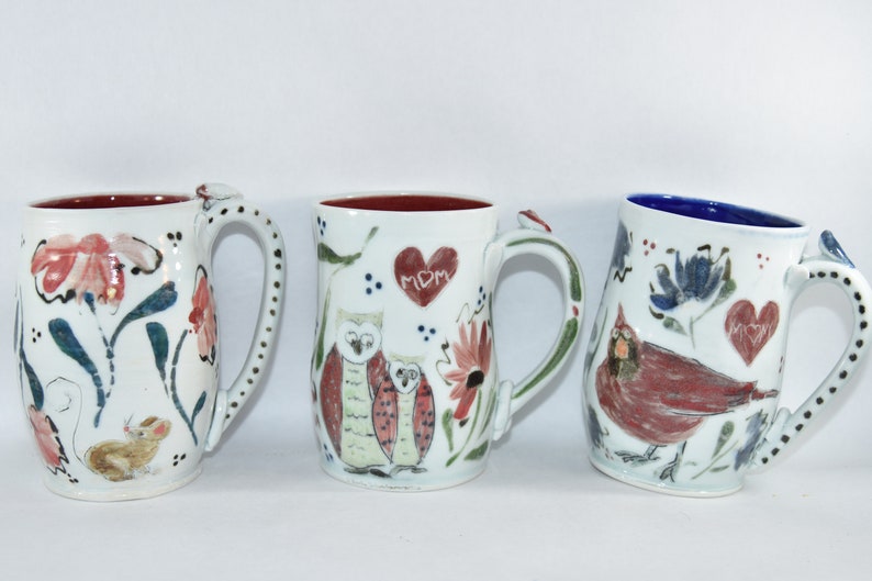 Extra Large 20 Ounce Ceramic Mug. Beer Mug Handmade Pottery, Tea Cup