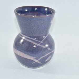 Purple and pink Handmade ceramic vase, 9th anniversary gift, Oregon made pottery image 1