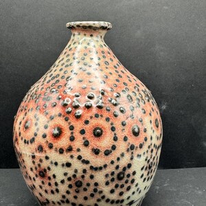 Handmade Pottery Vase with Textured Design image 3