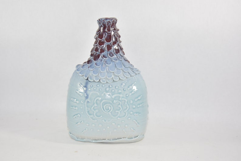 Unusual Handmade Pottery Vase. Essential Oil Holder, Diffuser. image 2