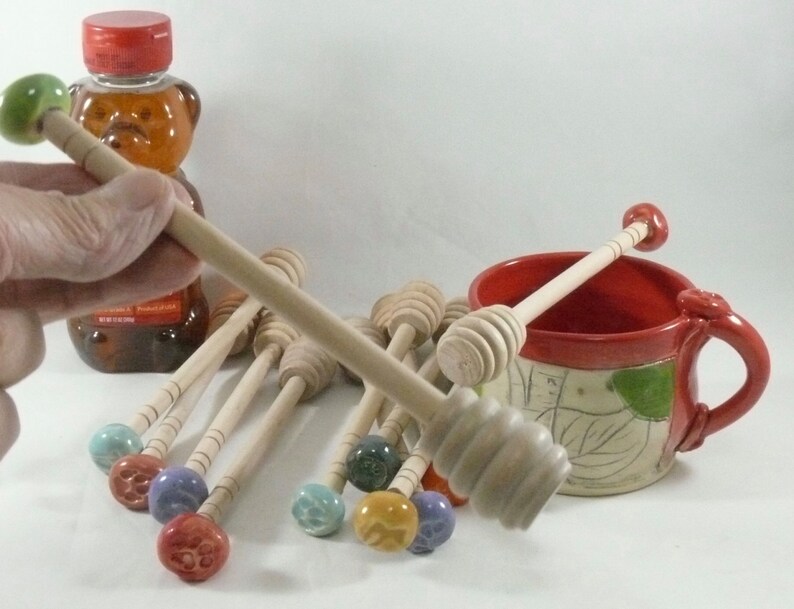 Honey Sticks. Honey Dippers Honey Stir Stick Tea Accessory Etsy