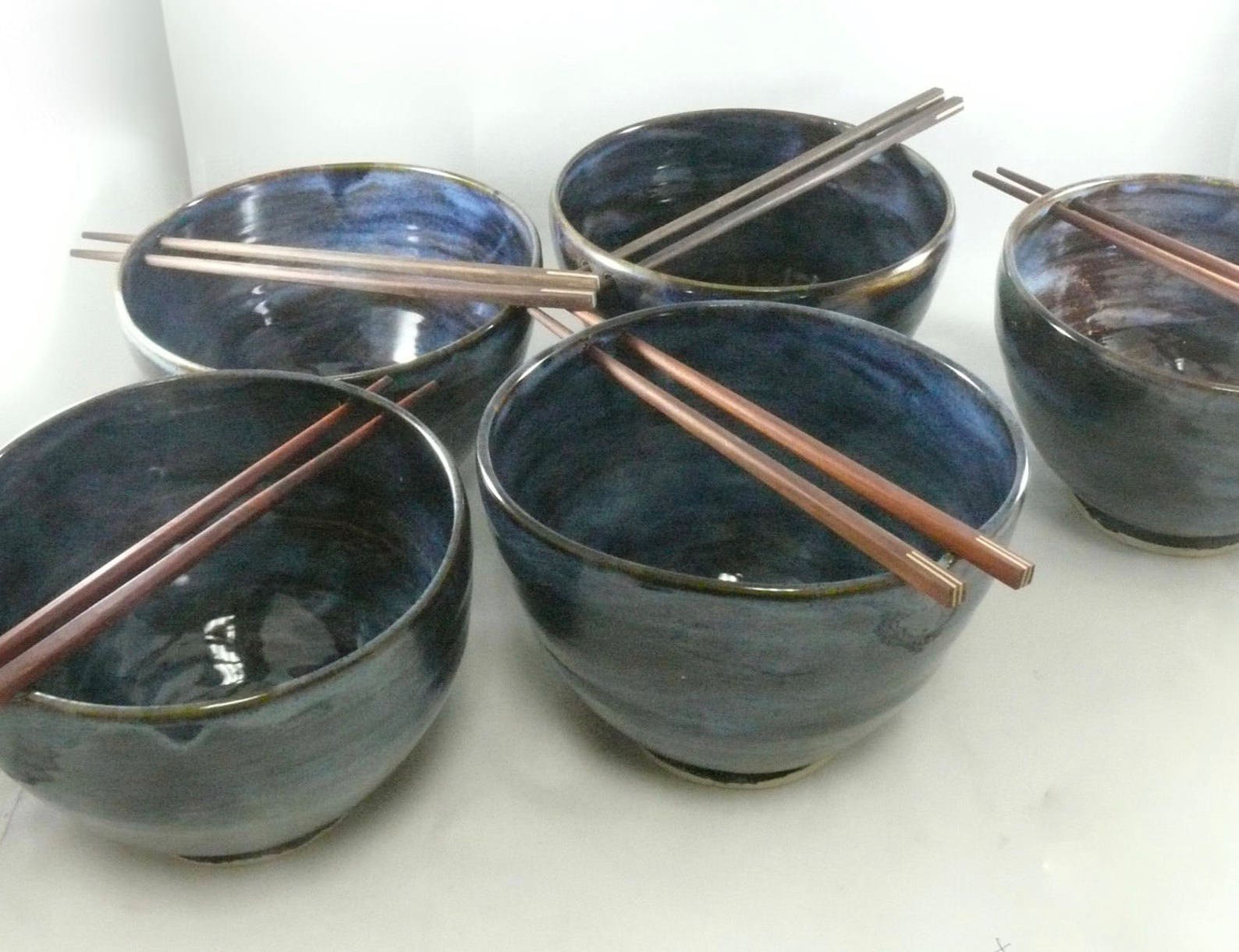 Extra Large Pho Bowl Noodle Bowl with Chopsticks Holds 42 oz Etsy