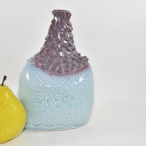 Unusual Handmade Pottery Vase. Essential Oil Holder, Diffuser. image 3