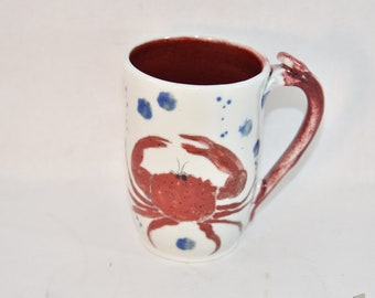 Extra Large Handmade Pottery Mug Holds 20 Ounces. Made in Oregon.